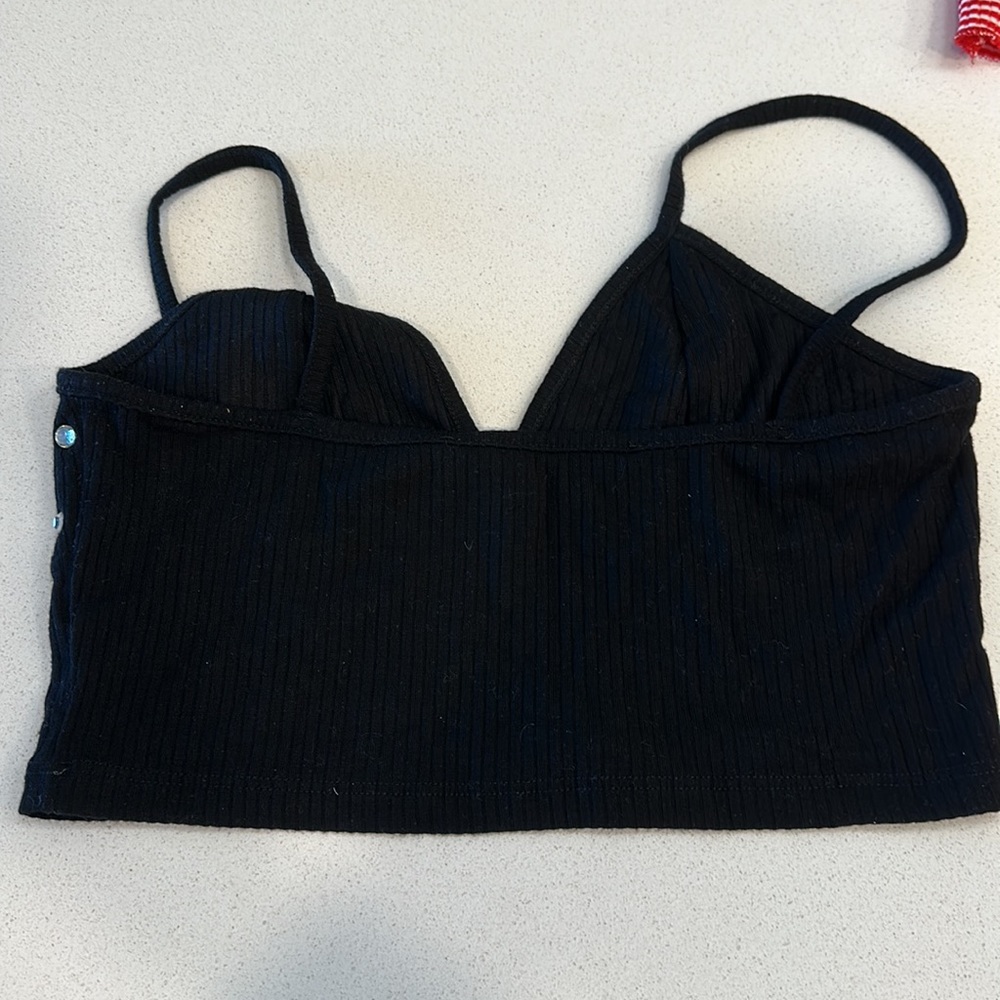 Black Rhinestone Tank - Picture 2 of 3